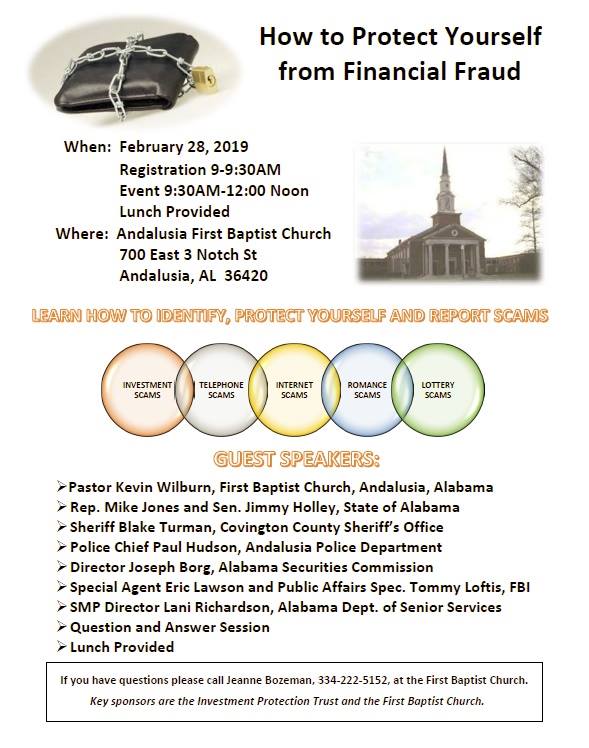 20190228 How to Protect Yourself from Financial Fraud